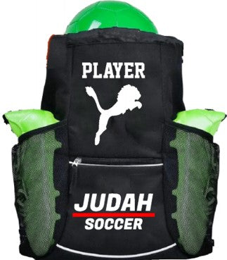 Custom Judah Soccer Player Bag